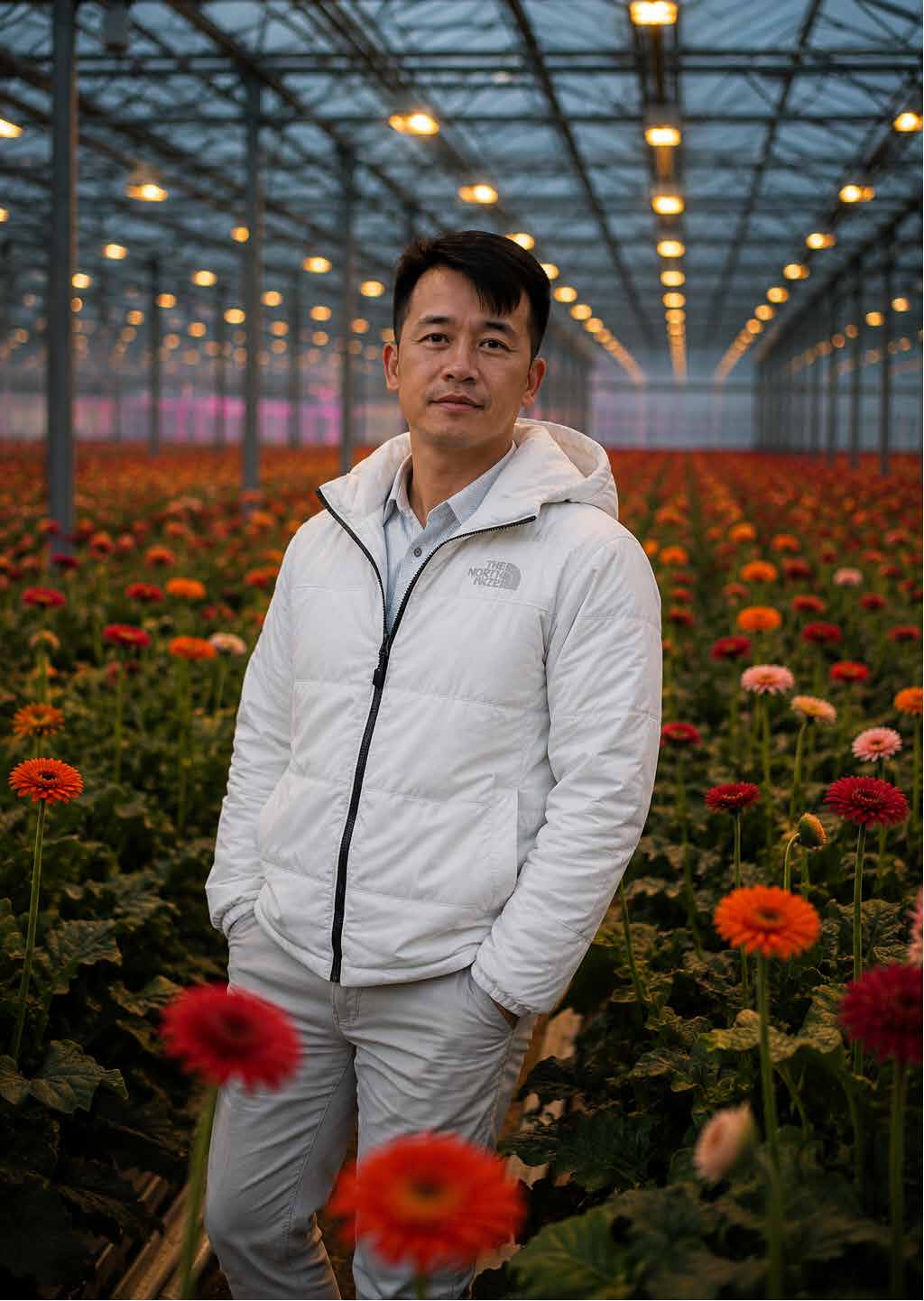 Nguyễn Nhật Quang - Sáng lập Alpha Farm tại khu sản xuất Tà Nung